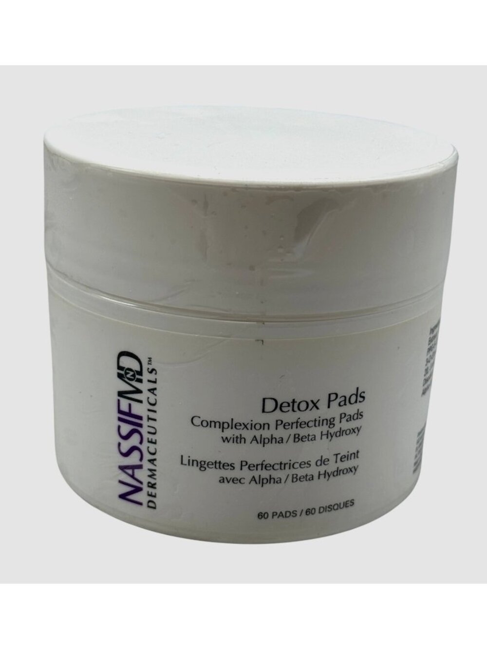 Nassif MD Detox Pads Complexion Perfecting Pads With Alpha/Beta Hydroxy 60 Pads